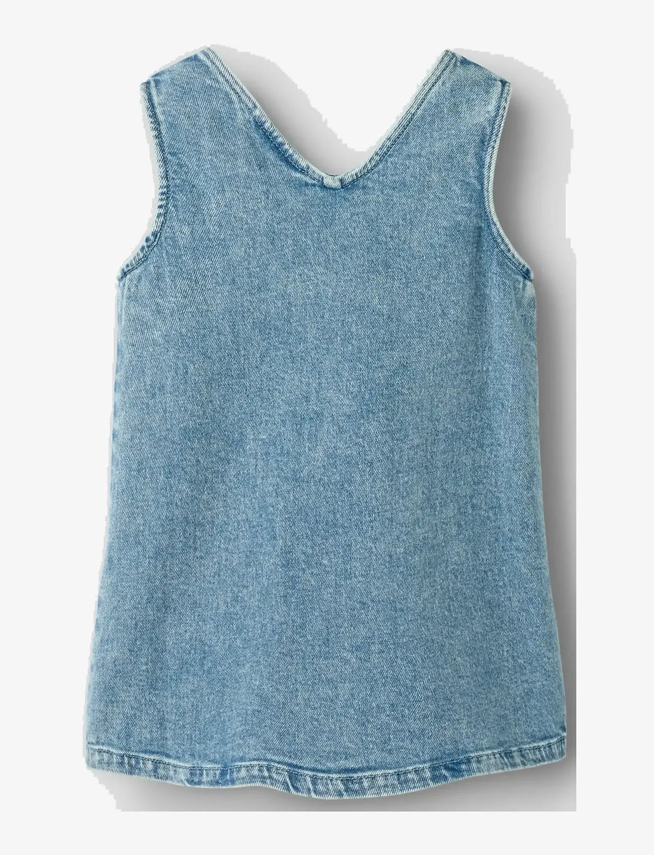 Lil'Atelier - NMFLULIA DNM SPENCER 4017-CJ LIL - sleeveless casual dresses - medium blue denim - 2