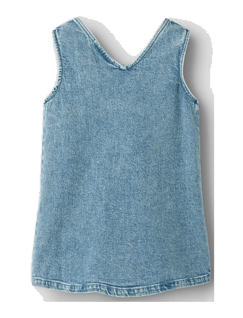 Lil'Atelier - NMFLULIA DNM SPENCER 4017-CJ LIL - sleeveless casual dresses - medium blue denim - 2