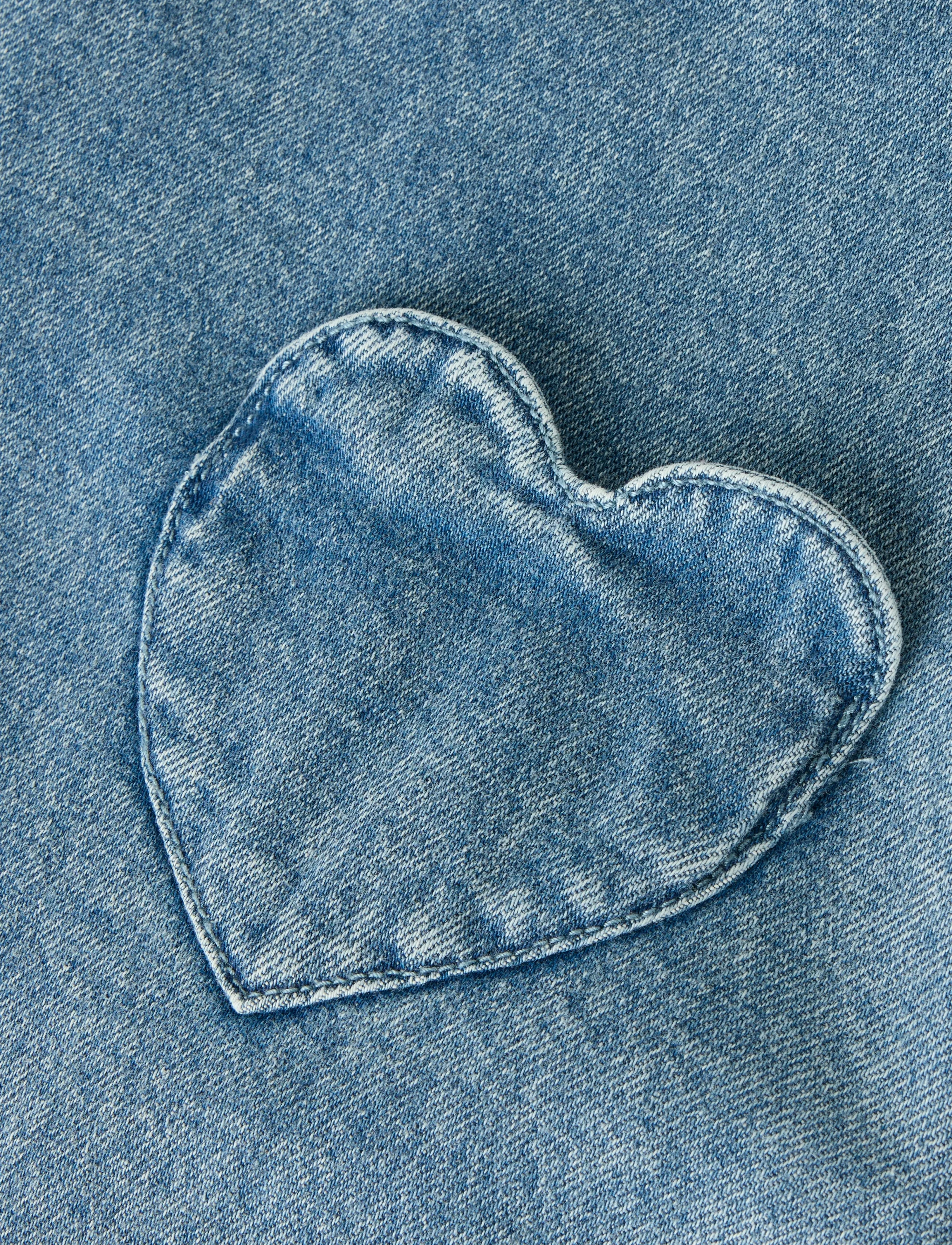 Lil'Atelier NMFLULIA DNM SPENCER 4017-CJ LIL - Kleider - MEDIUM BLUE DENIM / blue