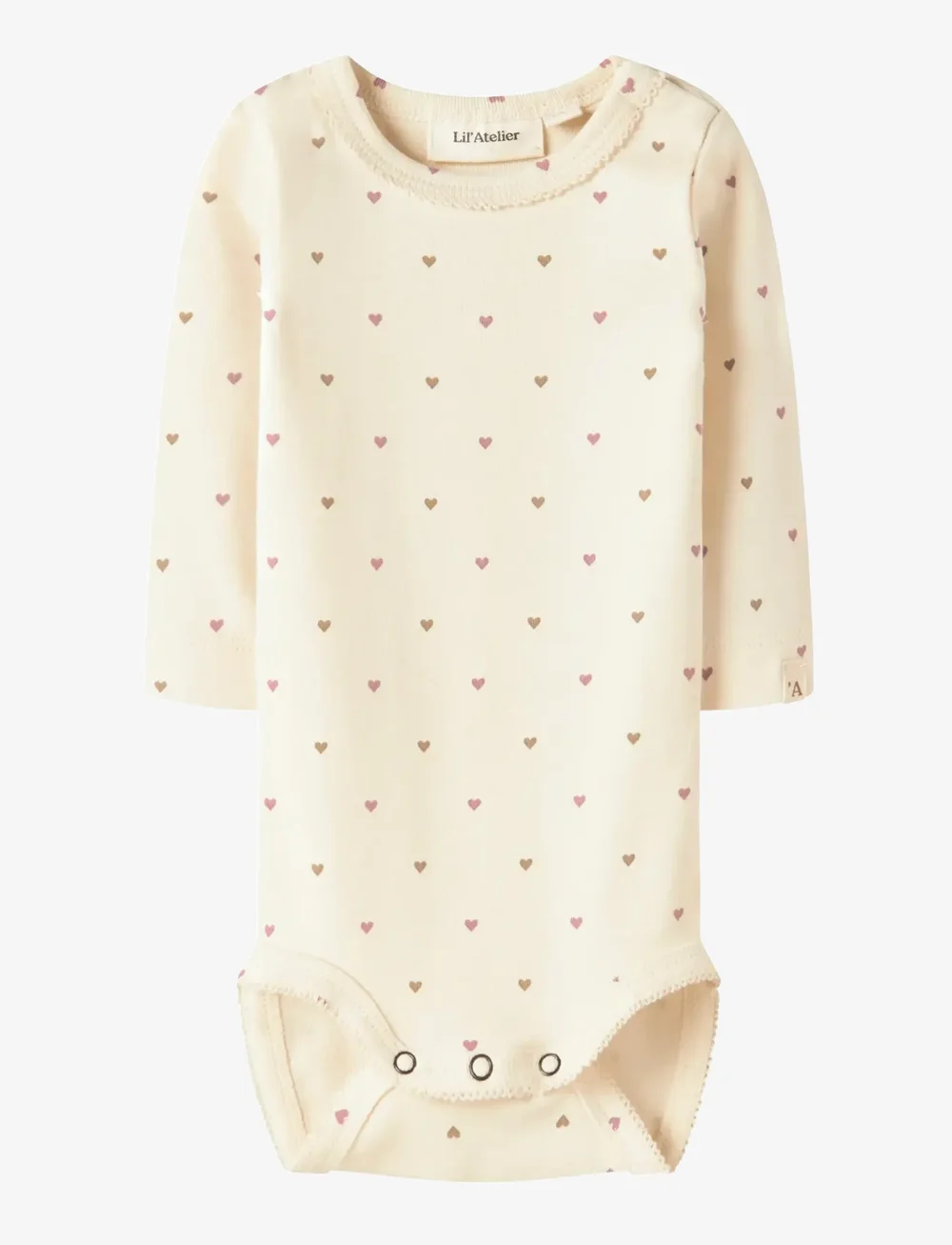 Lil'Atelier - NBFLALO TIG LS SLIM BODY LIL - langärmelige bodys - turtledove - 0