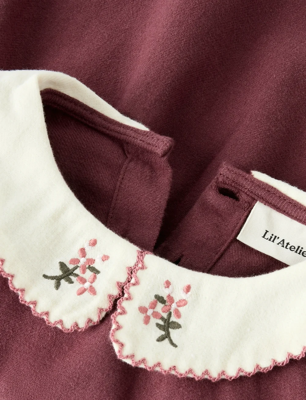 Lil'Atelier - NBFREBEL LS BODY DRESS SOLID LIL - långärmade babyklänningar - catawba grape - 2
