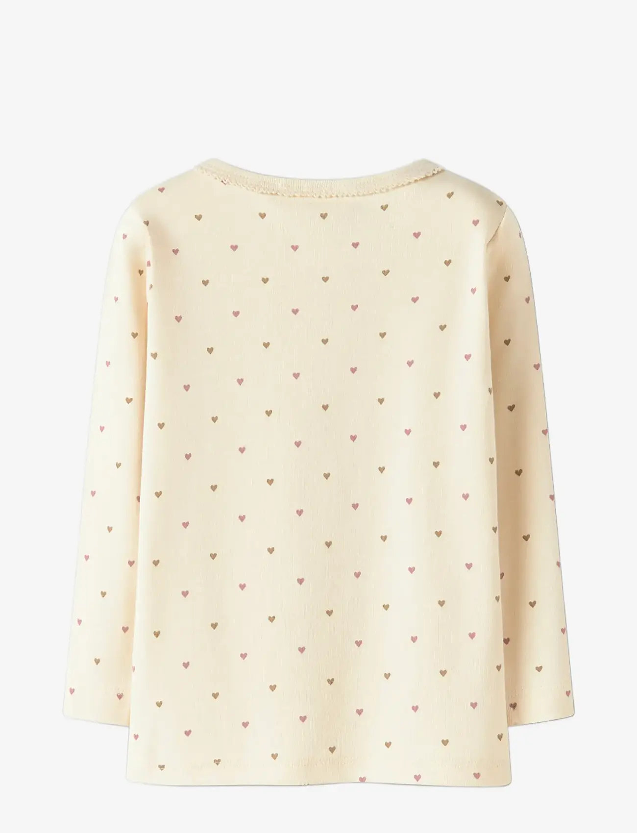 Lil'Atelier - NMFLALO TIG LS SLIM TOP LIL - langærmede t-shirts - turtledove - 2