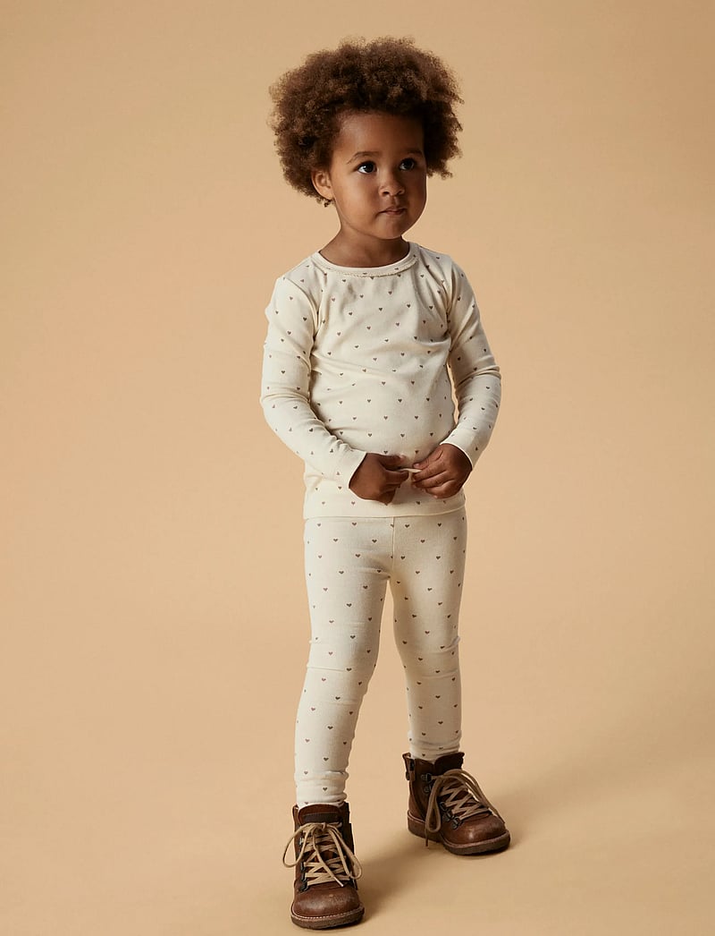 Lil'Atelier - NMFLALO TIG LS SLIM TOP LIL - langærmede t-shirts - turtledove - 0