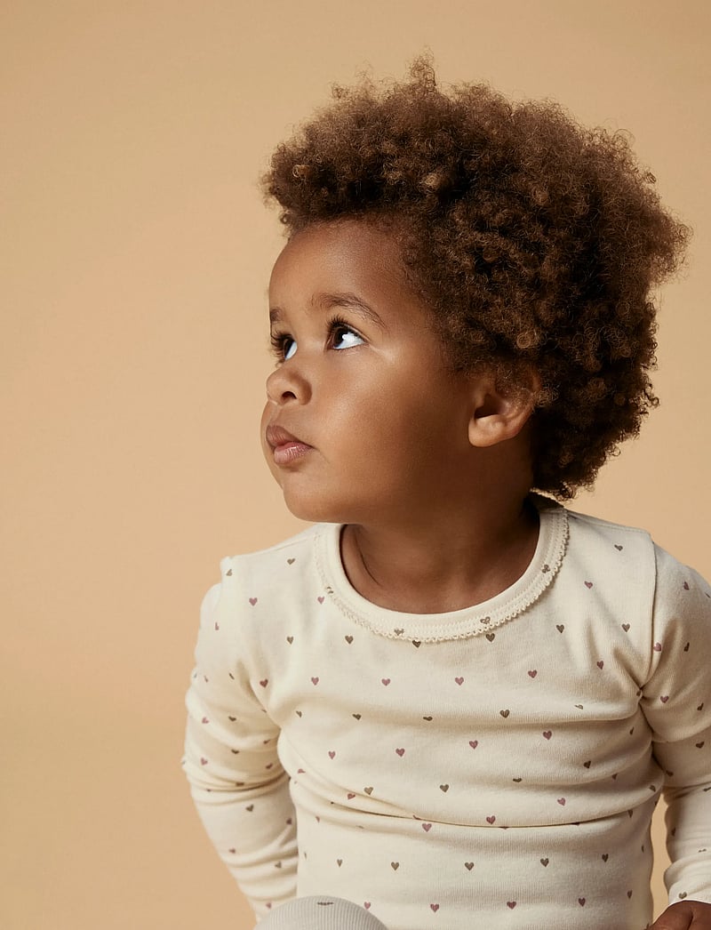 Lil'Atelier - NMFLALO TIG LS SLIM TOP LIL - langærmede t-shirts - turtledove - 3