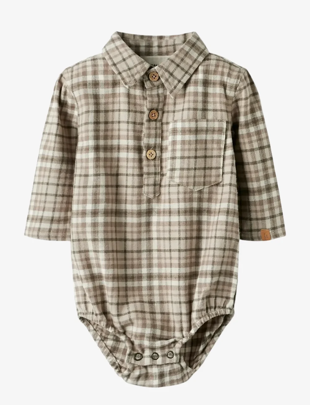 Lil'Atelier - NBMREBEL LS BODY SHIRT LIL - långärmade bodies - sepia tint - 0