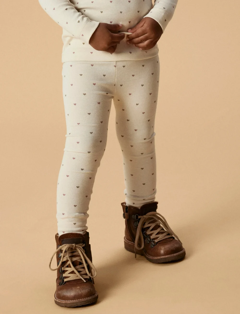 Lil'Atelier - NMFLALO TAI SLIM LEGGING LIL - leggings - turtledove - 0