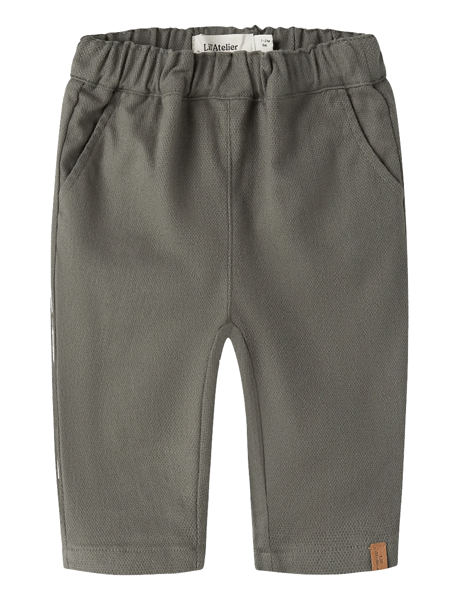 Lil'Atelier - NBMROMEO REG PANT LIL - babyhosen - mulled basil - 0