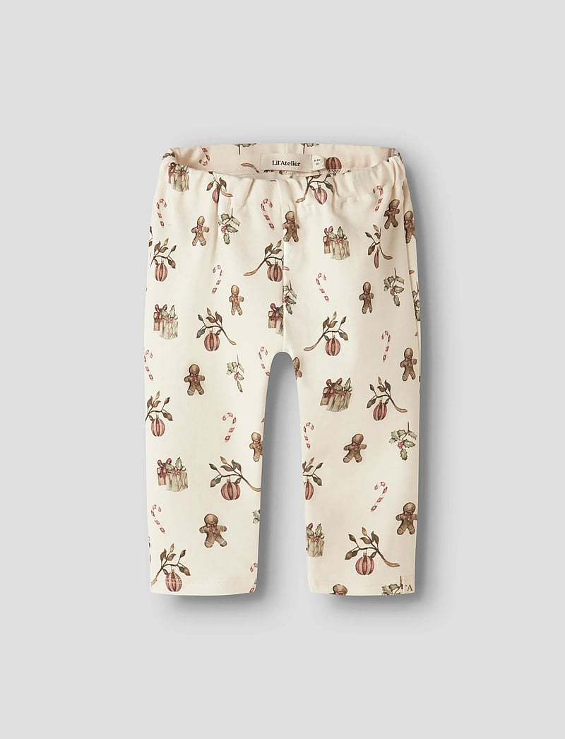 Lil'Atelier - NBNLAYO GAN PANT LIL - sweatpants - turtledove - 0