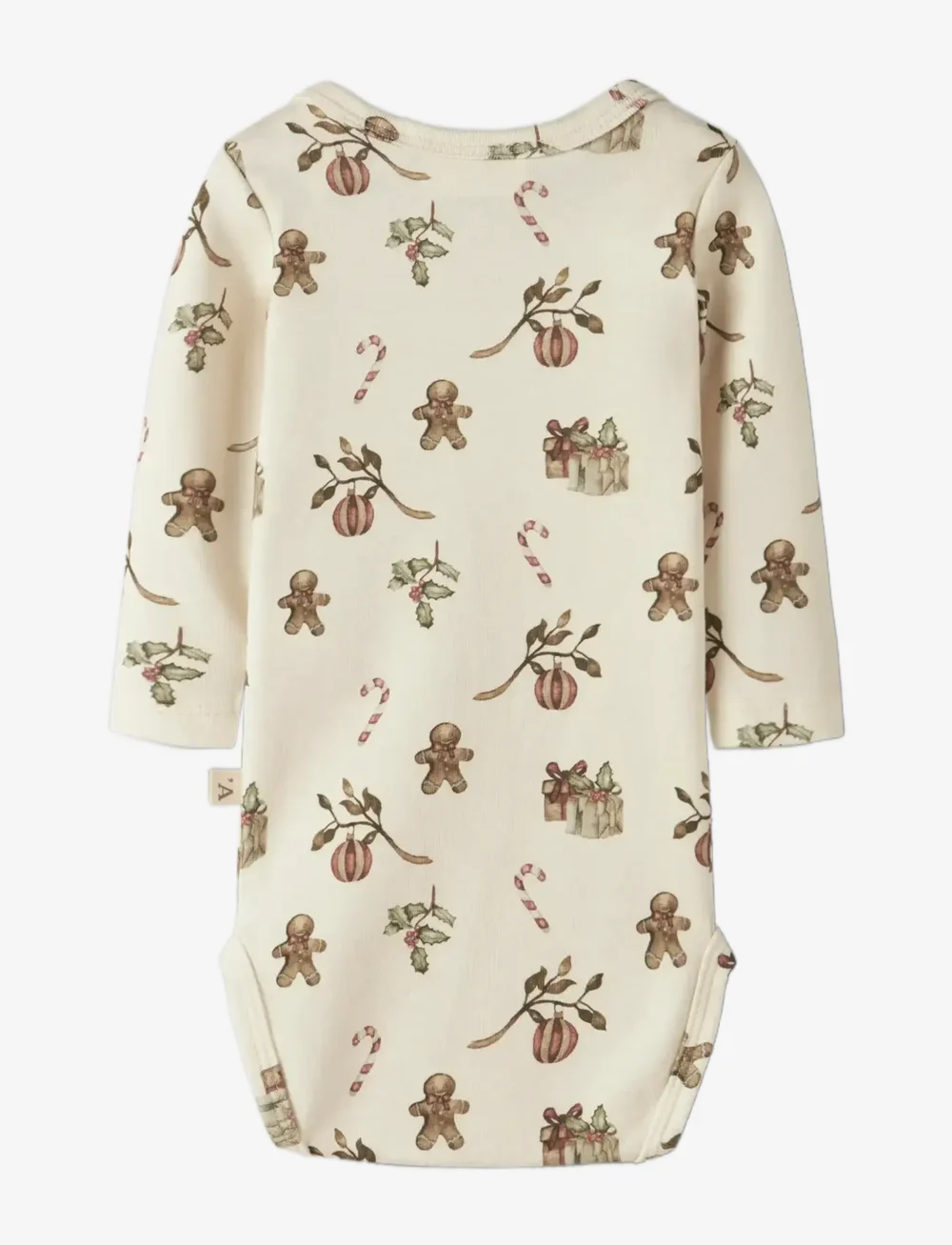 Lil'Atelier - NBNLAYO GIS LS SLIM BODY LIL - langärmelige bodys - turtledove - 1