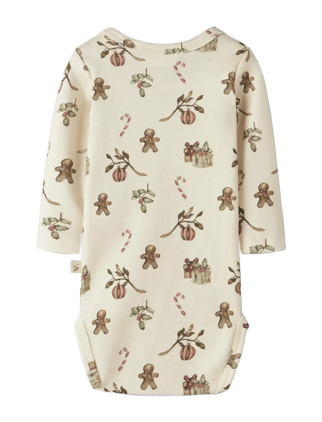 Lil'Atelier - NBNLAYO GIS LS SLIM BODY LIL - body z długimi rękawami - turtledove - 2