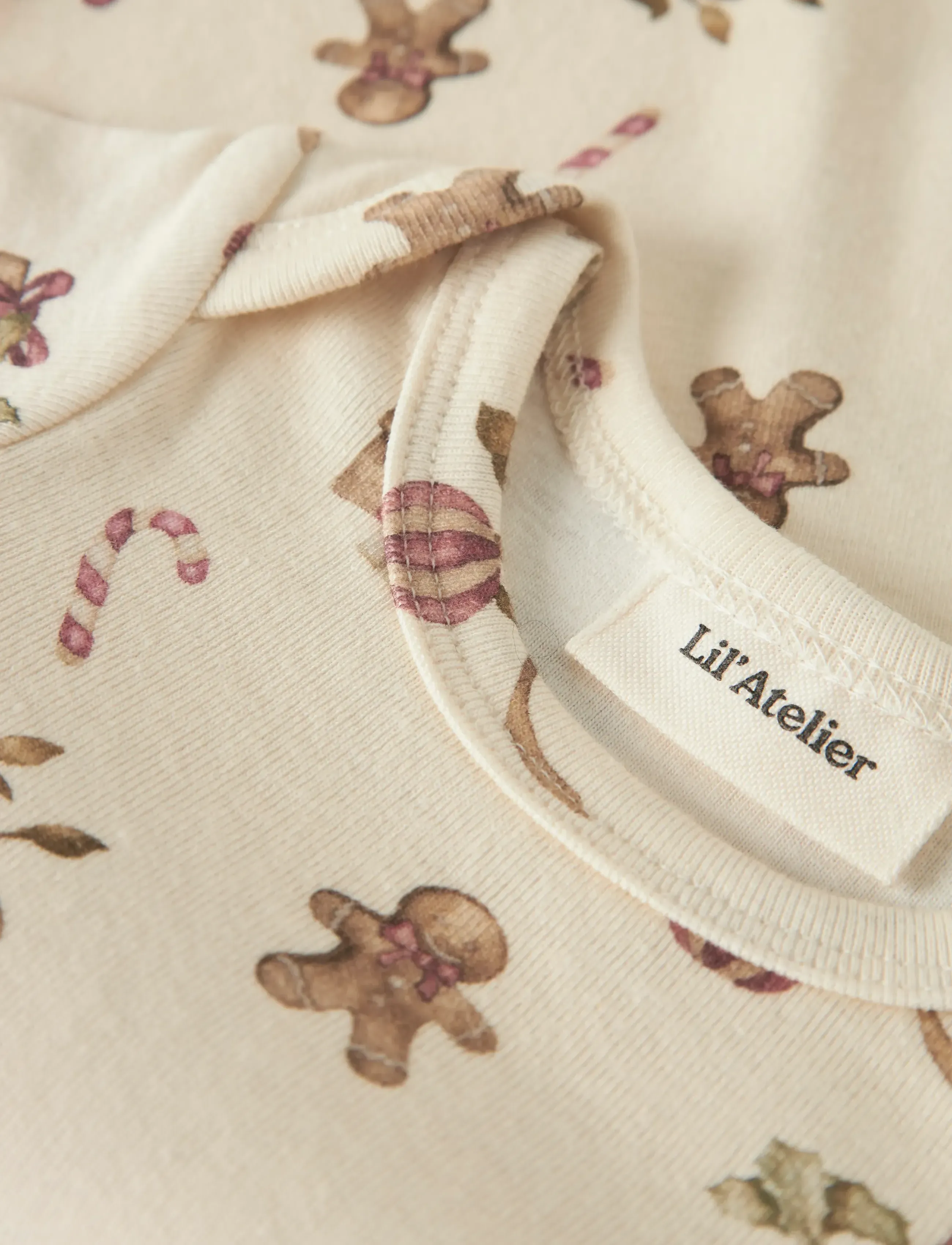 Lil'Atelier - NBNLAYO GIS LS SLIM BODY LIL - pikkade varrukatega bodid - turtledove - 3