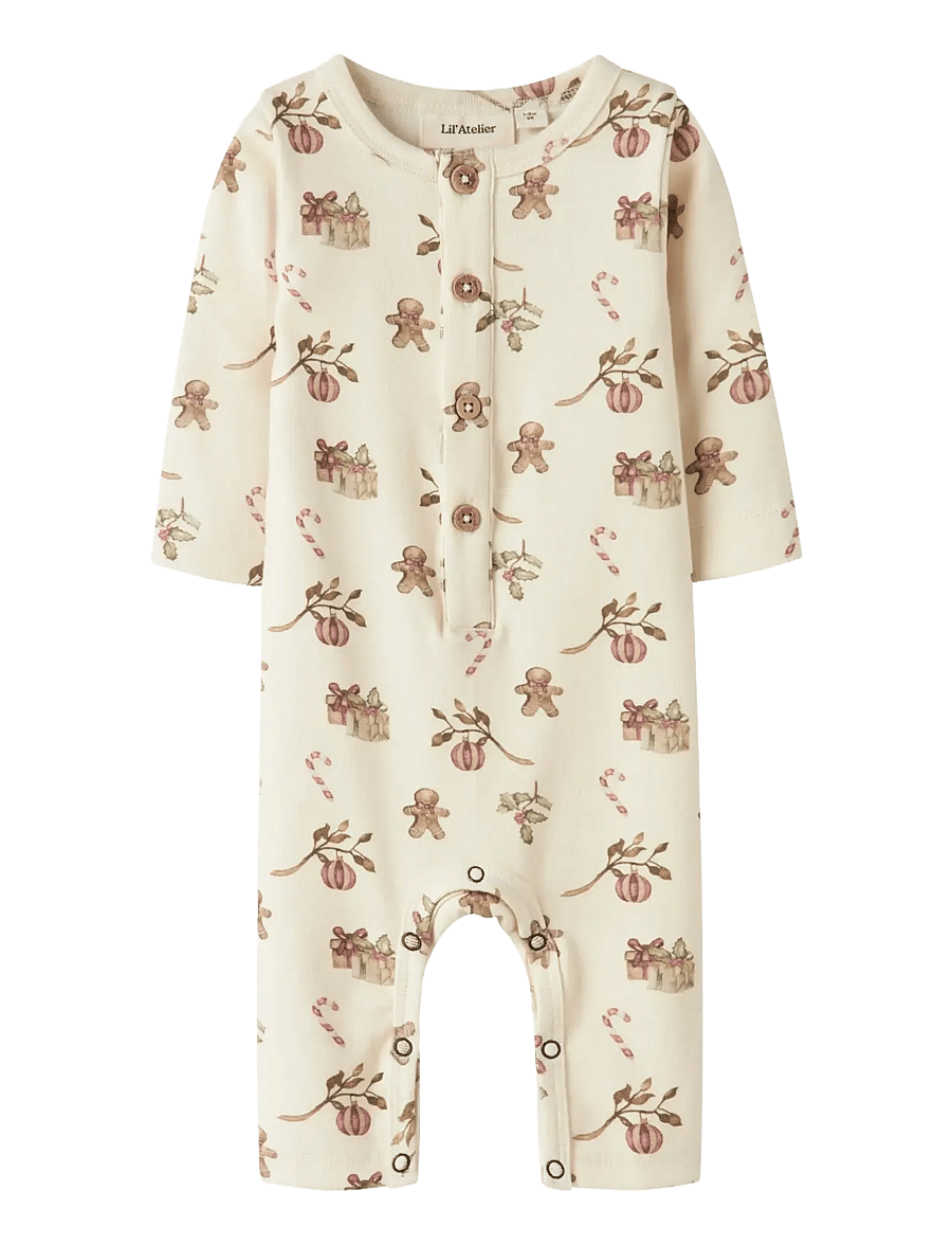 Lil'Atelier - NBNLAYO GIP LS SLIM SUIT LIL - pikkade varrukatega - turtledove - 1