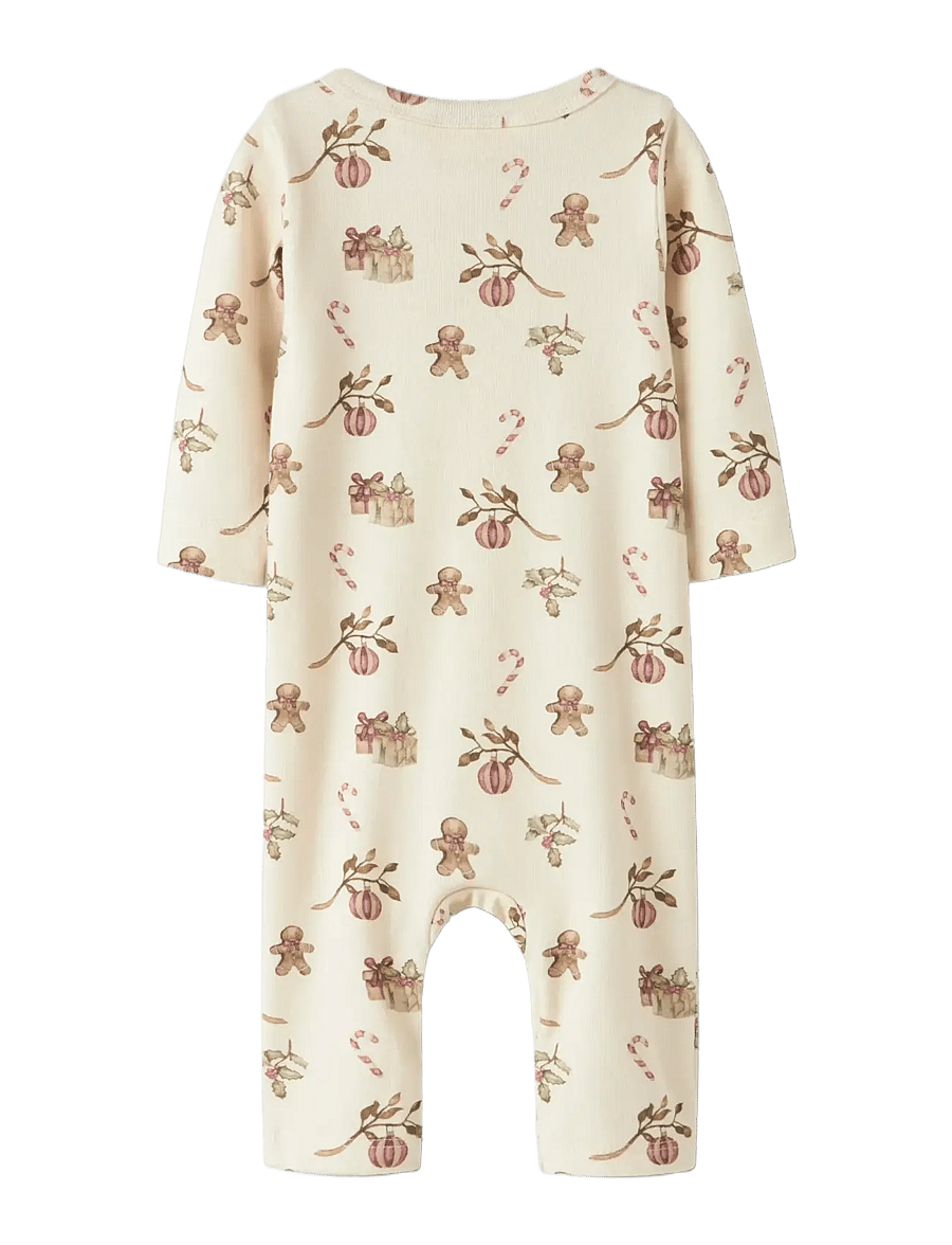 Lil'Atelier - NBNLAYO GIP LS SLIM SUIT LIL - pikkade varrukatega - turtledove - 2