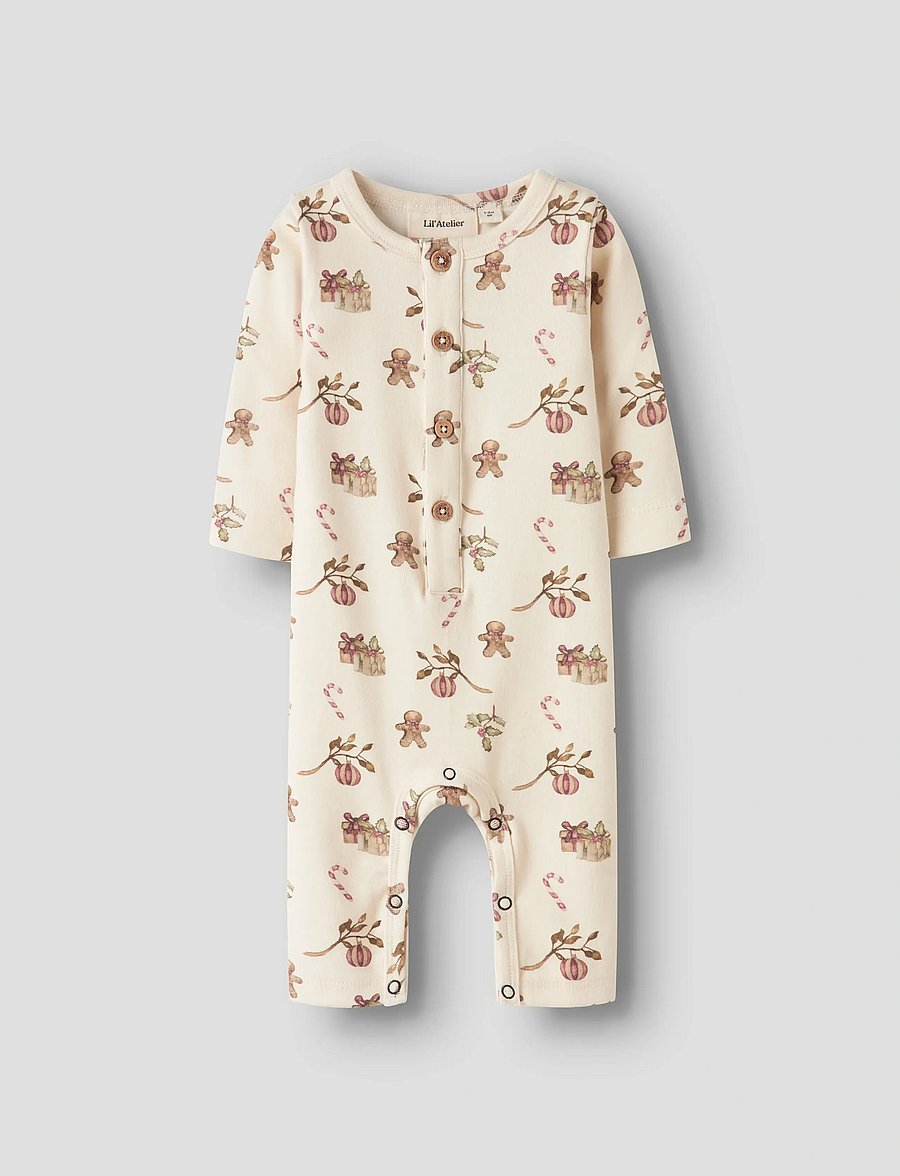 Lil'Atelier - NBNLAYO GIP LS SLIM SUIT LIL - pikkade varrukatega - turtledove - 0