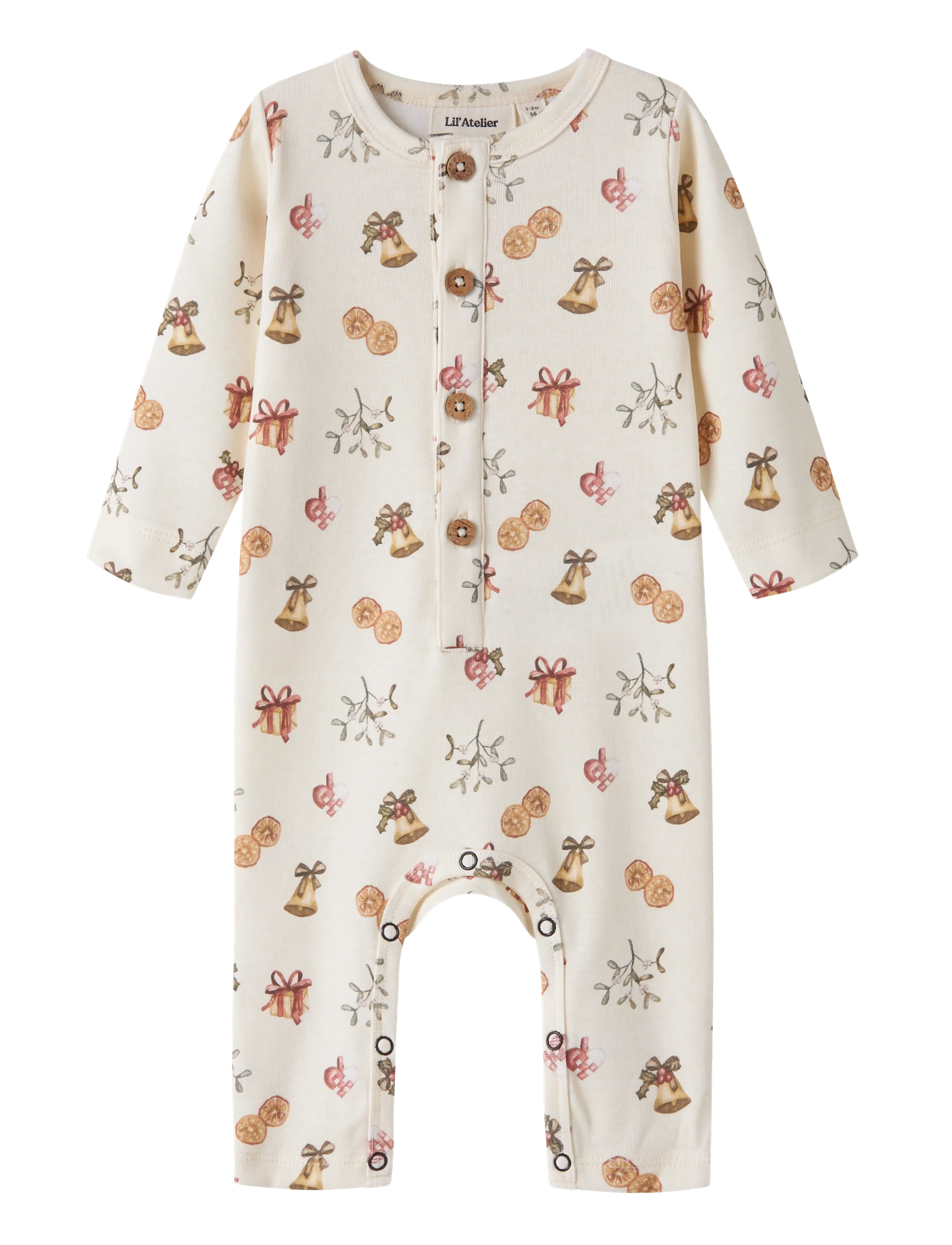 Lil'Atelier NBNLAYO GIP LS SLIM SUIT LIL - Lil'Atelier - TURTLEDOVE / cream