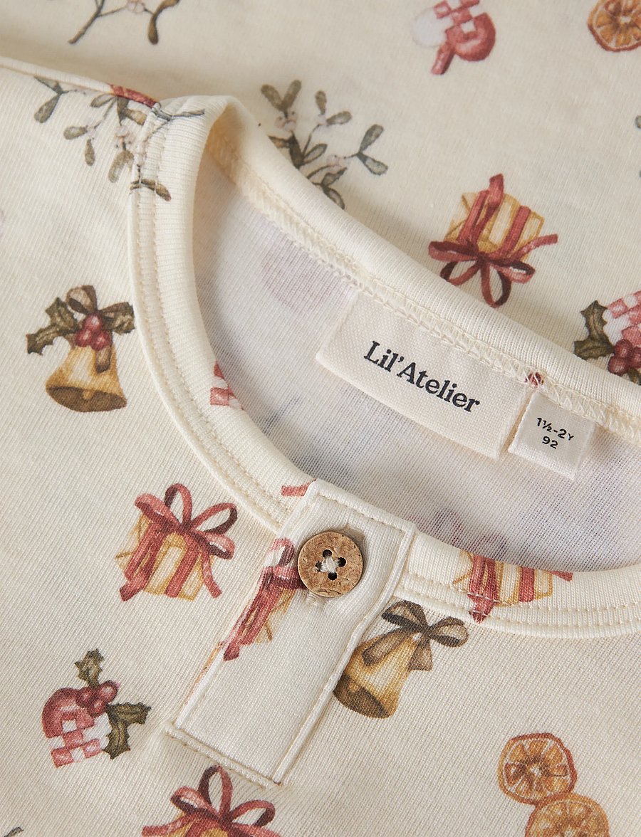 Lil'Atelier - NMNLAYO GIT LS NIGHTSET LIL - komplektid - turtledove - 5