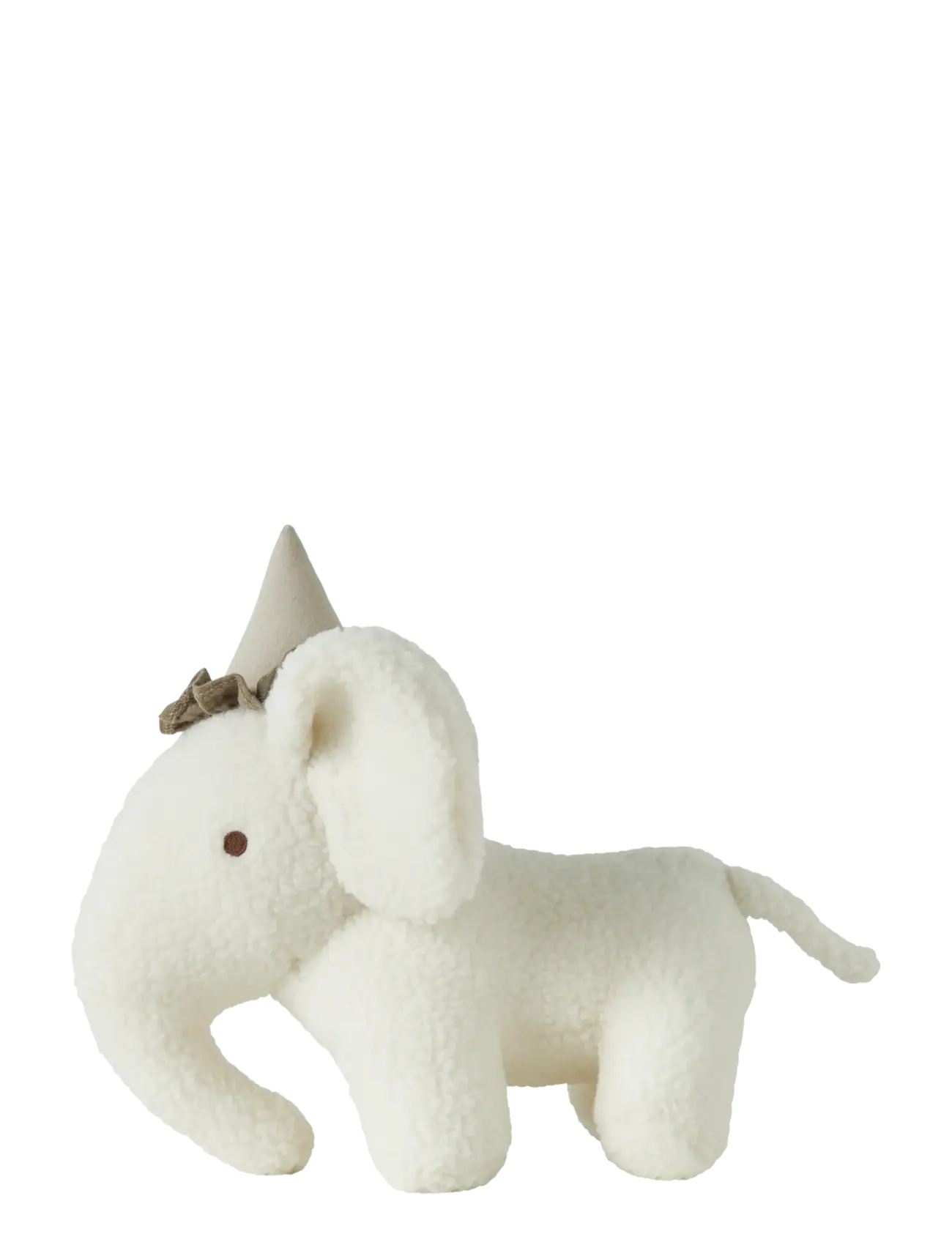 Lil'Atelier NBNNIGO SHERPA TOY ELEPHANT LIL - Mänguasjad - COCONUT MILK / cream