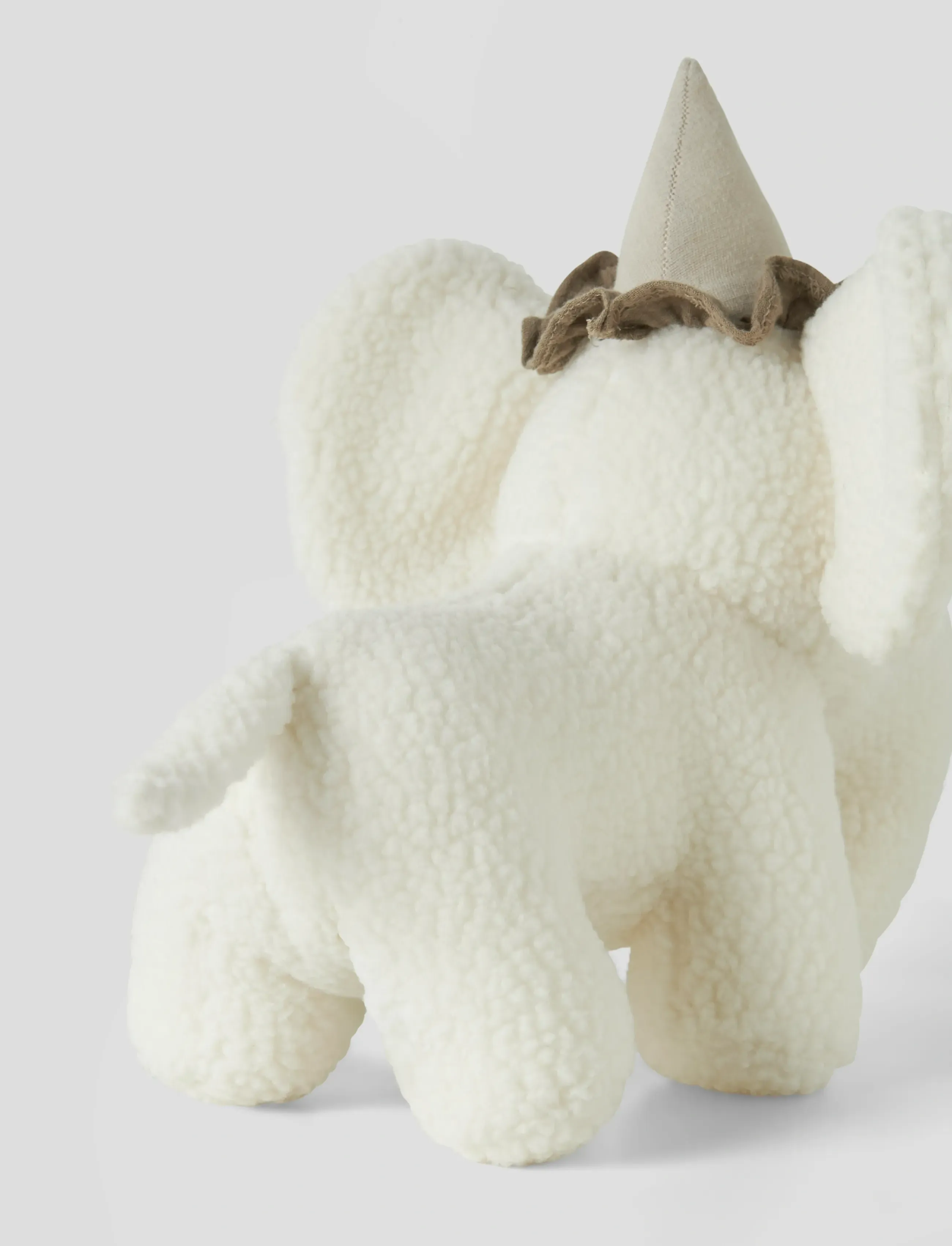 Lil'Atelier - NBNNIGO SHERPA TOY ELEPHANT LIL - tøjdyr - coconut milk - 2