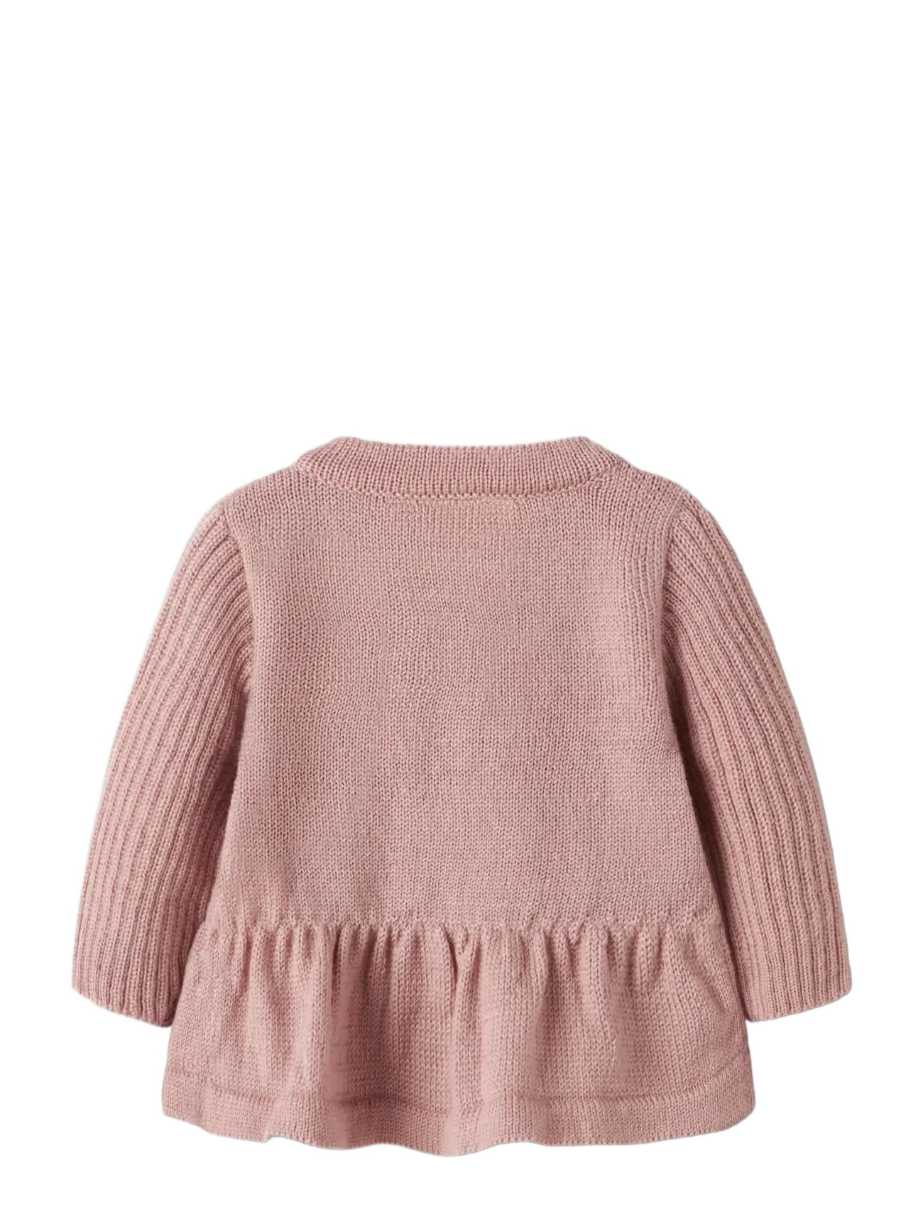Lil'Atelier - NBFNOMO NIA WOOL LS KNIT CARD LIL - cardigans - fawn - 2