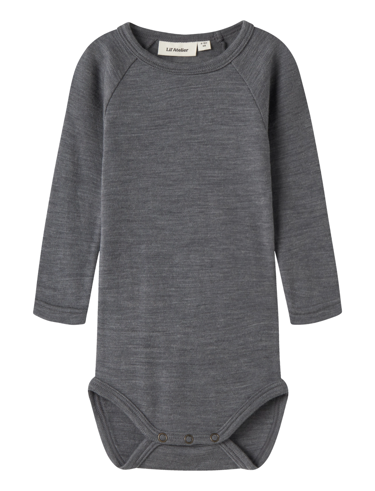 Lil'Atelier - NBNNESTER WOOL LS SLIM BODY LIL - beebi alusriided - poppy seed - 2