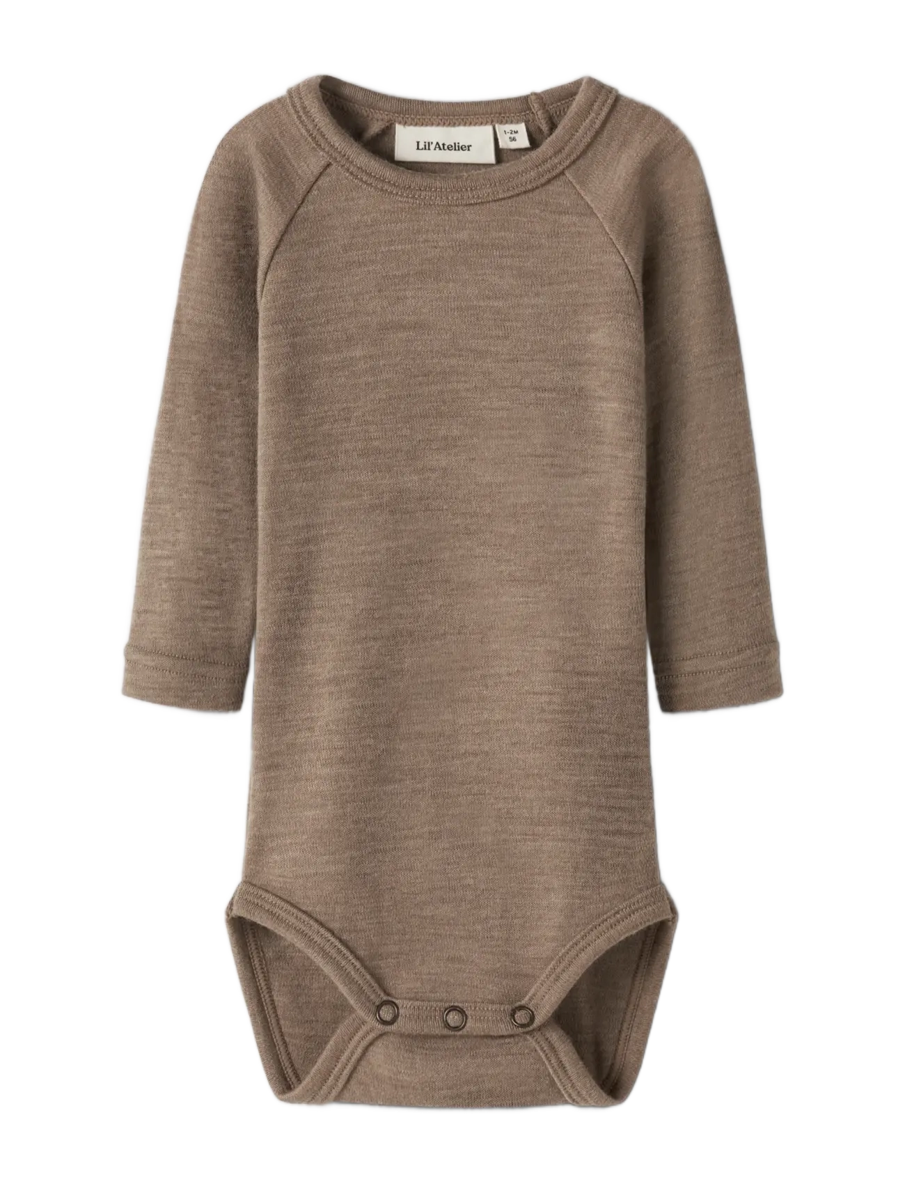 Lil'Atelier NBNNESTER WOOL LS SLIM BODY LIL - New Arrivals - SEPIA TINT / brown