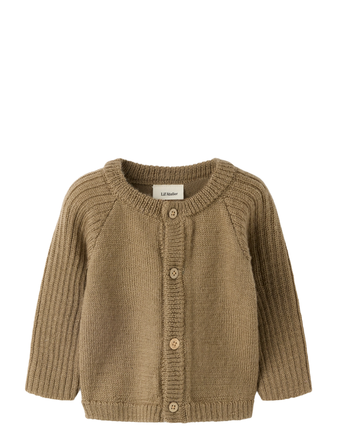 Lil'Atelier NBMNOMO NOA WOOL LS KNIT CARD LIL - New Arrivals - SEPIA TINT / brown