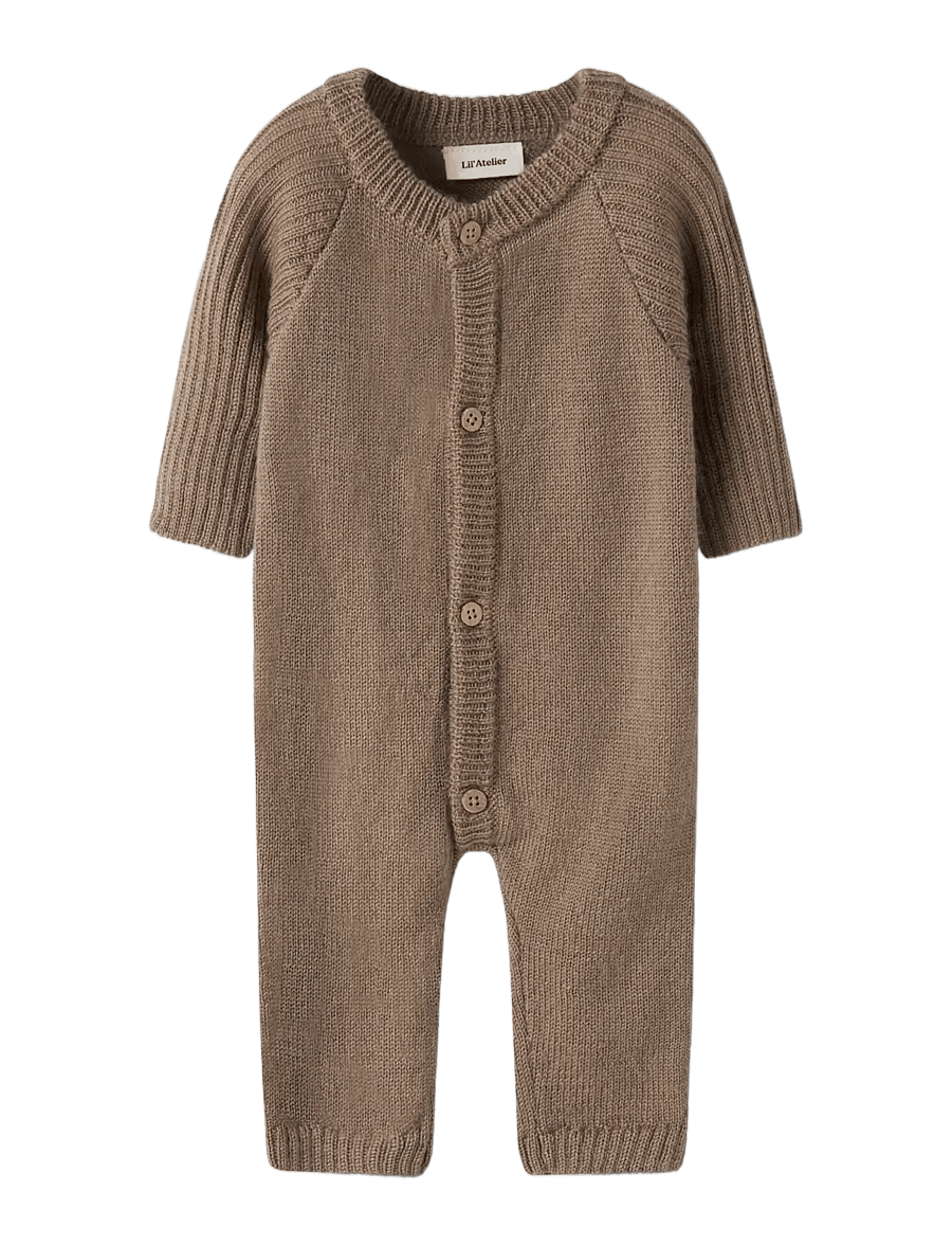 Lil'Atelier - NBMNOMO NOA WOOL LS KNIT SUIT LIL - langärmelig - sepia tint - 1