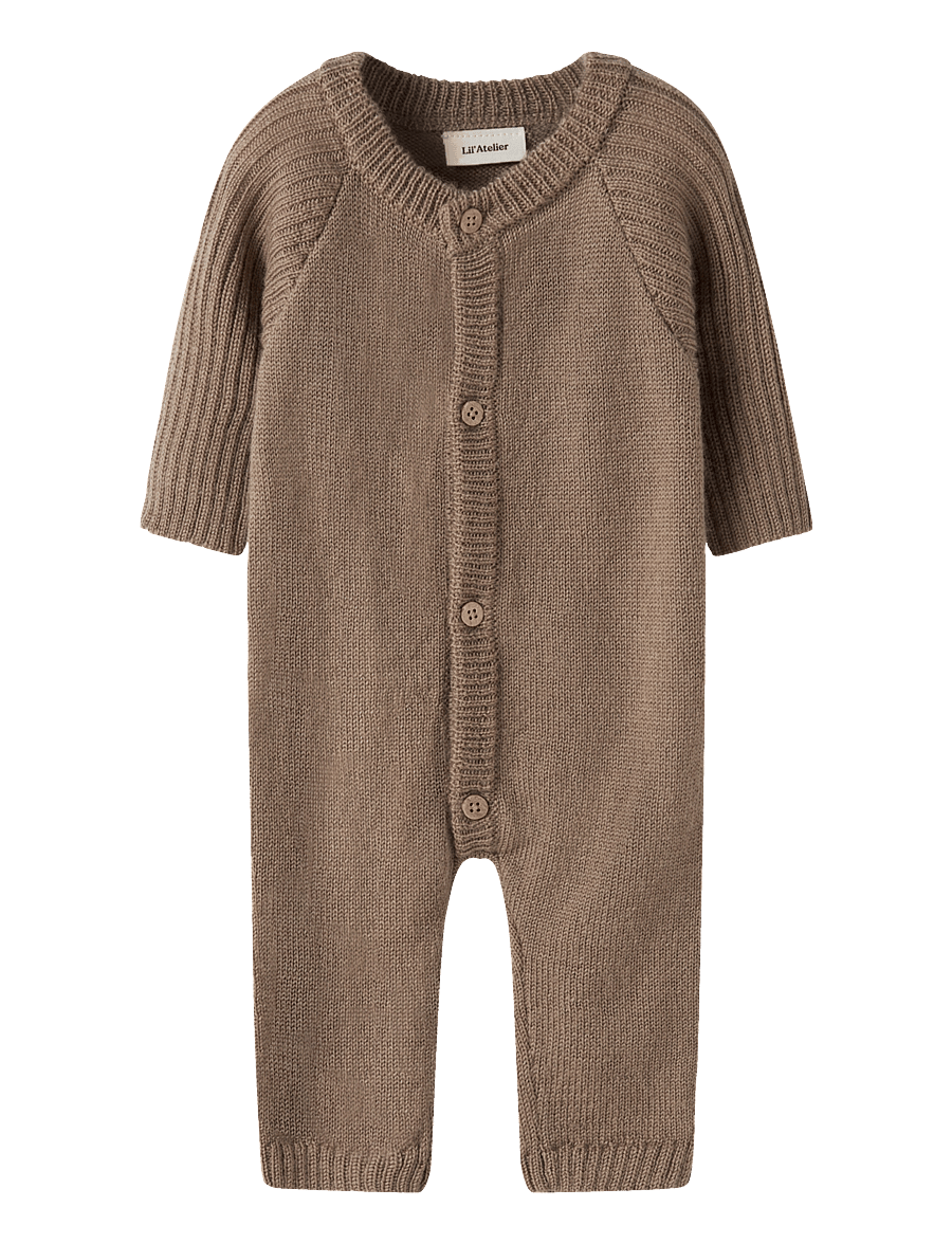 Lil'Atelier - NBMNOMO NOA WOOL LS KNIT SUIT LIL - langärmelig - sepia tint - 3