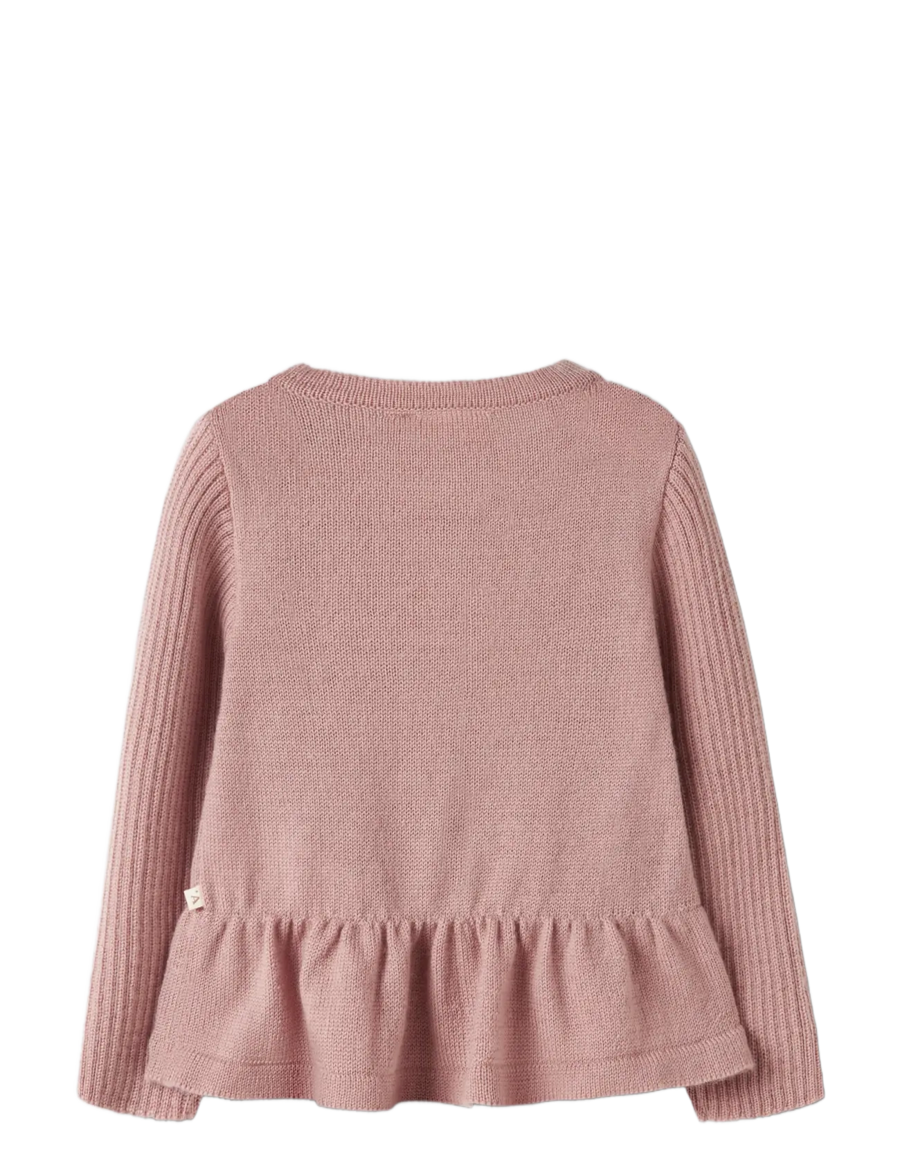 Lil'Atelier - NMFNOMO NIA WOOL LS KNIT CARD LIL - cardigans - fawn - 2