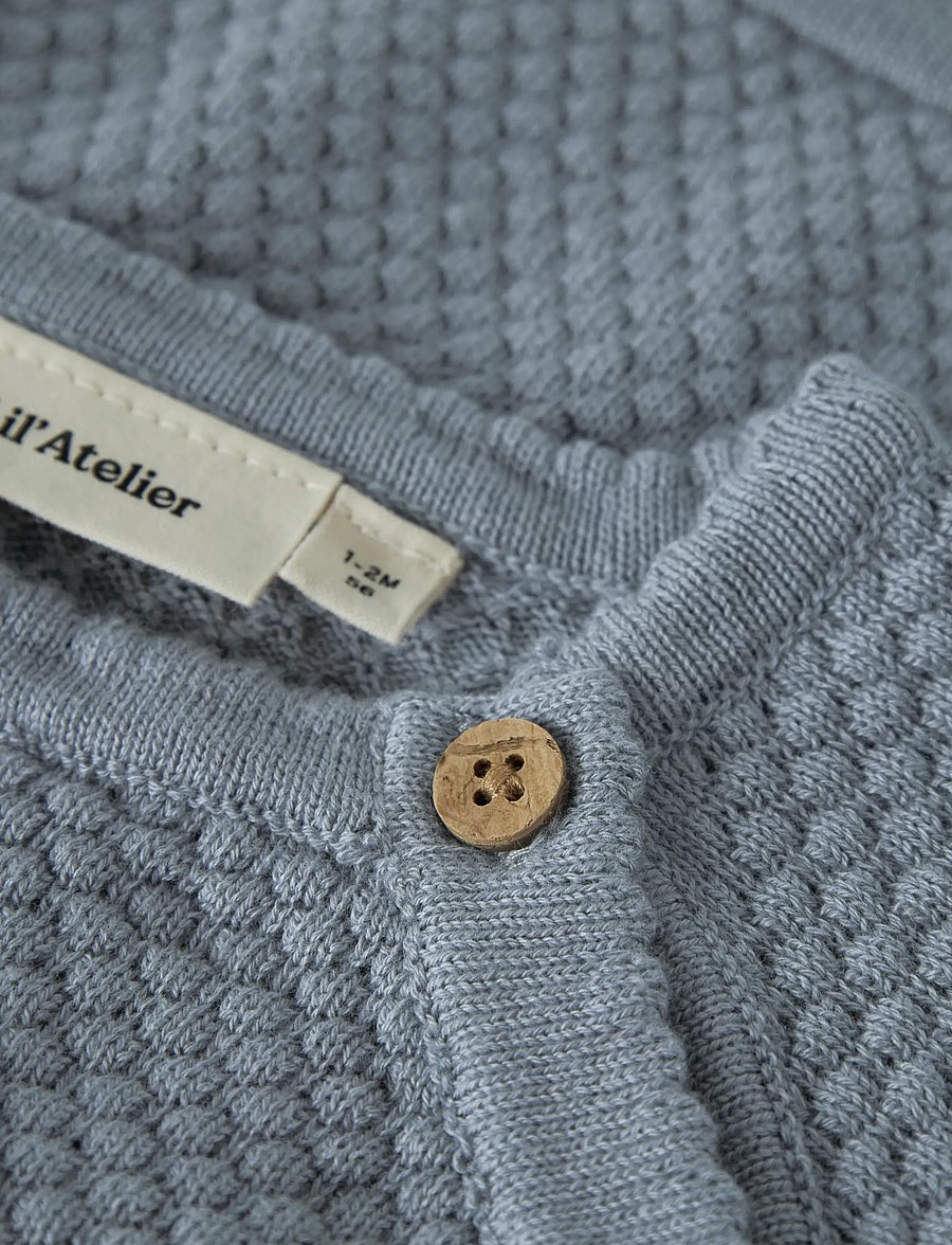 Lil'Atelier - NBMFICO LS WRAP KNIT LIL - truien - tradewinds - 3