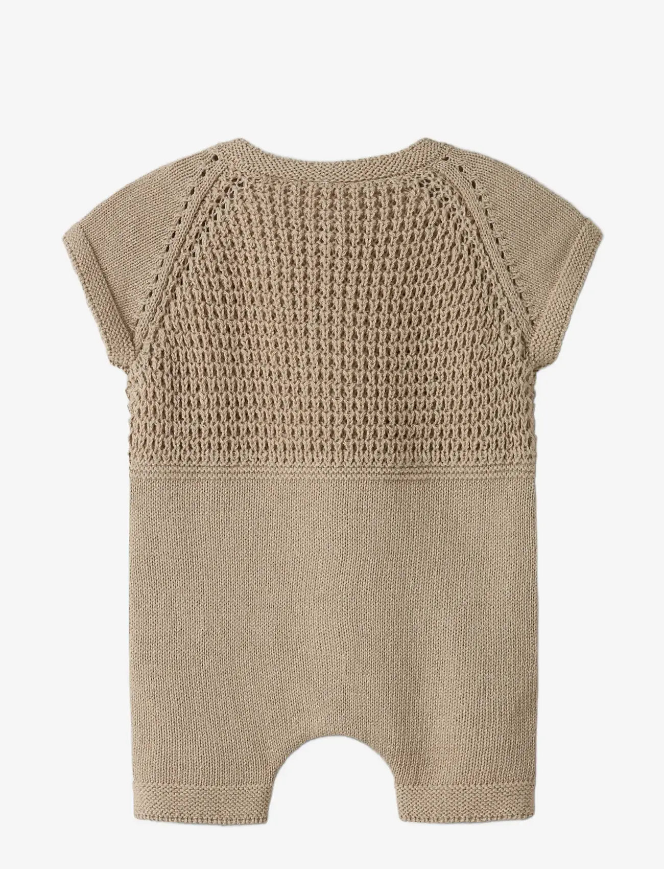 Lil'Atelier - NBMFIFER SS LOOSE KNIT SUIT LIL - jumpsuits - oxford tan - 1