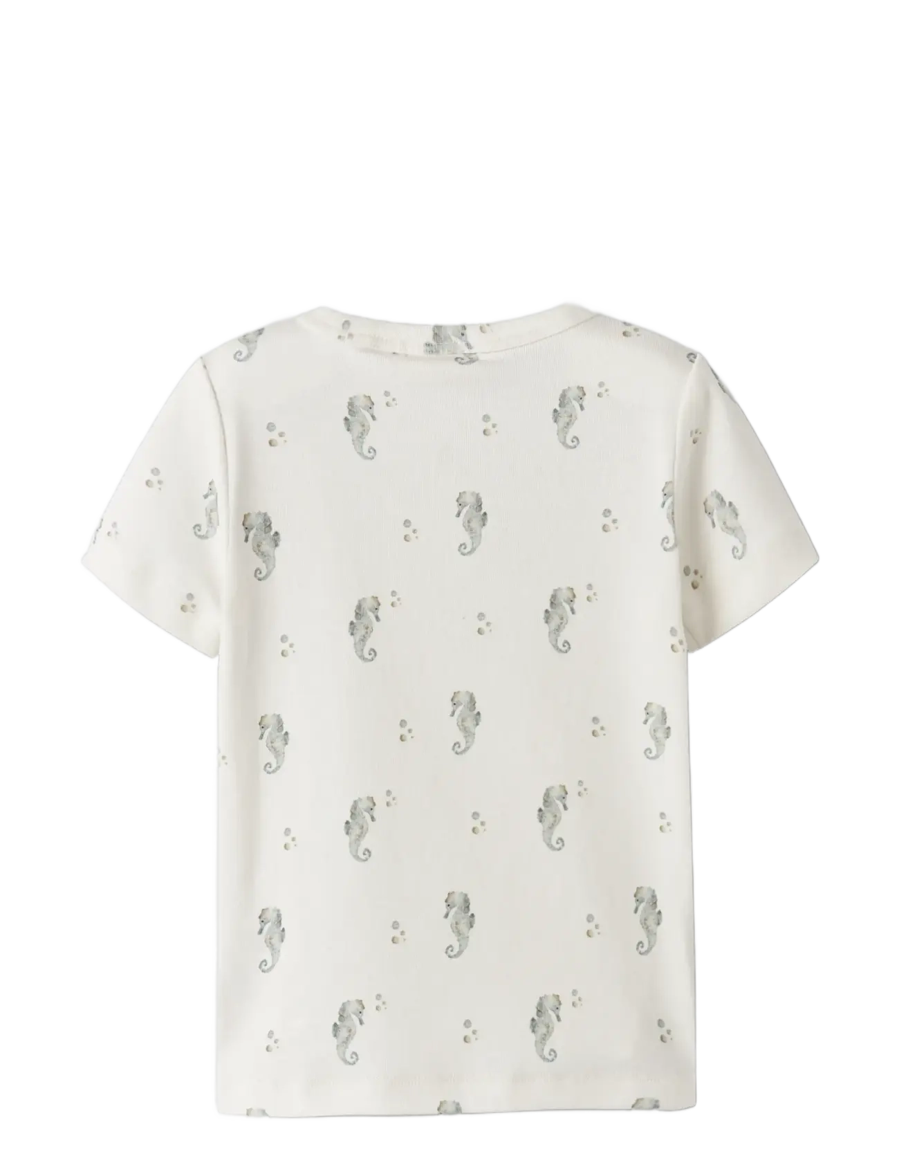 Lil'Atelier - NMMGAYO SIK SS SLIM TOP LIL - kurzärmelige - coconut milk - 1