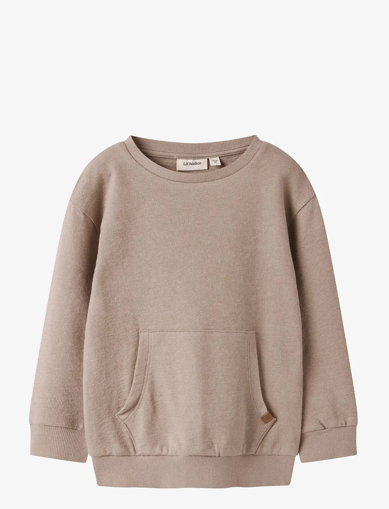 Lil'Atelier - NMMDIAS DUK LS LOOSE SWEAT LIL - collegepaidat - oxford tan - 0