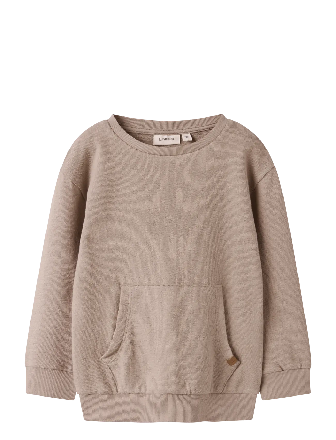 Lil'Atelier NMMDIAS DUK LS LOOSE SWEAT LIL - Tøj - OXFORD TAN / brown