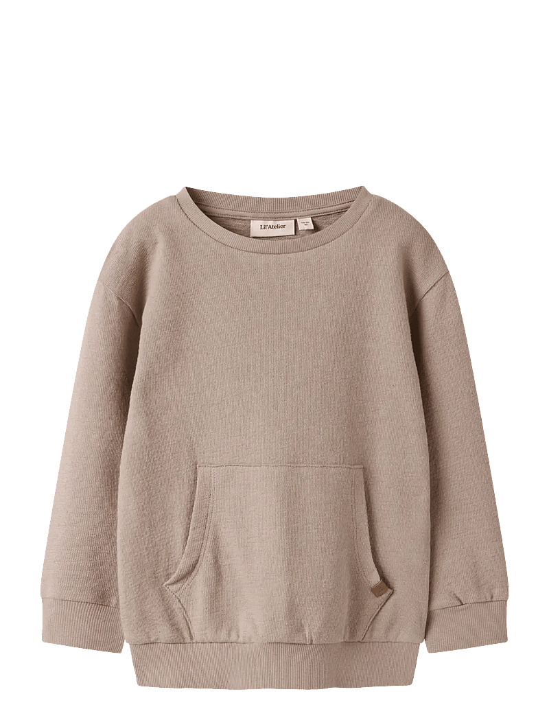 Lil'Atelier - NMMDIAS DUK LS LOOSE SWEAT LIL - collegepaidat - oxford tan - 0