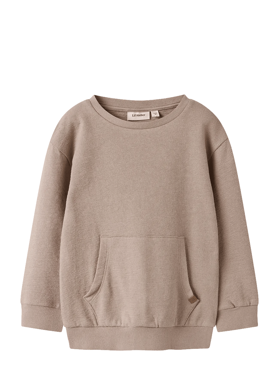 Lil'Atelier - NMMDIAS DUK LS LOOSE SWEAT LIL - sweatshirts - oxford tan - 0