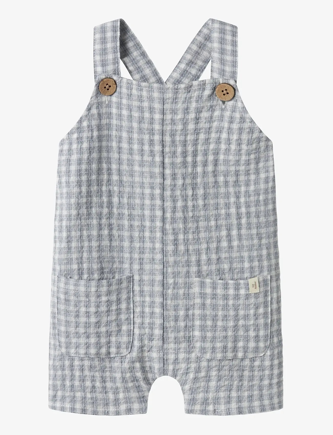 Lil'Atelier - NBMFREY LOOSE SHORT OVERALL LIL - buksedragter - coconut milk - 0