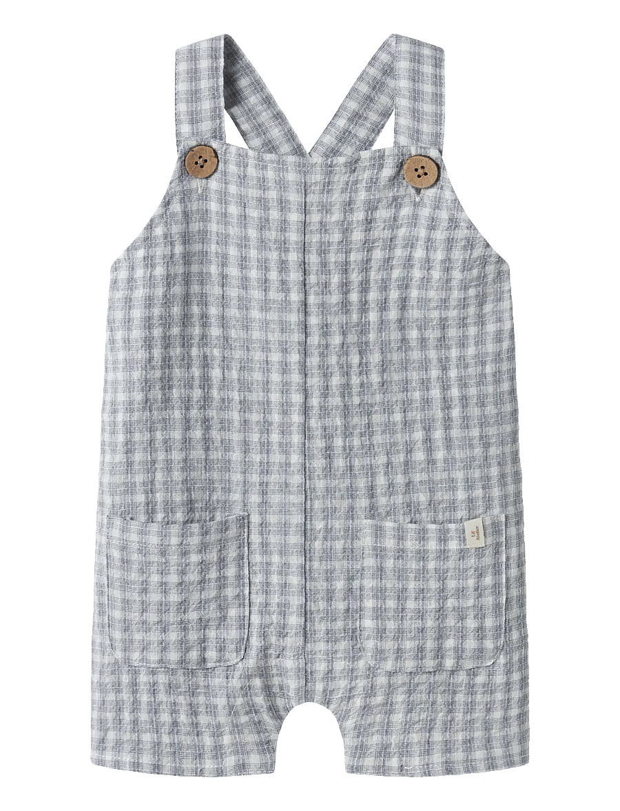 Lil'Atelier - NBMFREY LOOSE SHORT OVERALL LIL - jumpsuits - coconut milk - 0