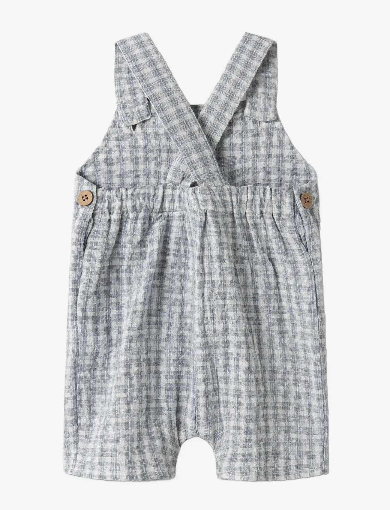 Lil'Atelier - NBMFREY LOOSE SHORT OVERALL LIL - buksedragter - coconut milk - 1
