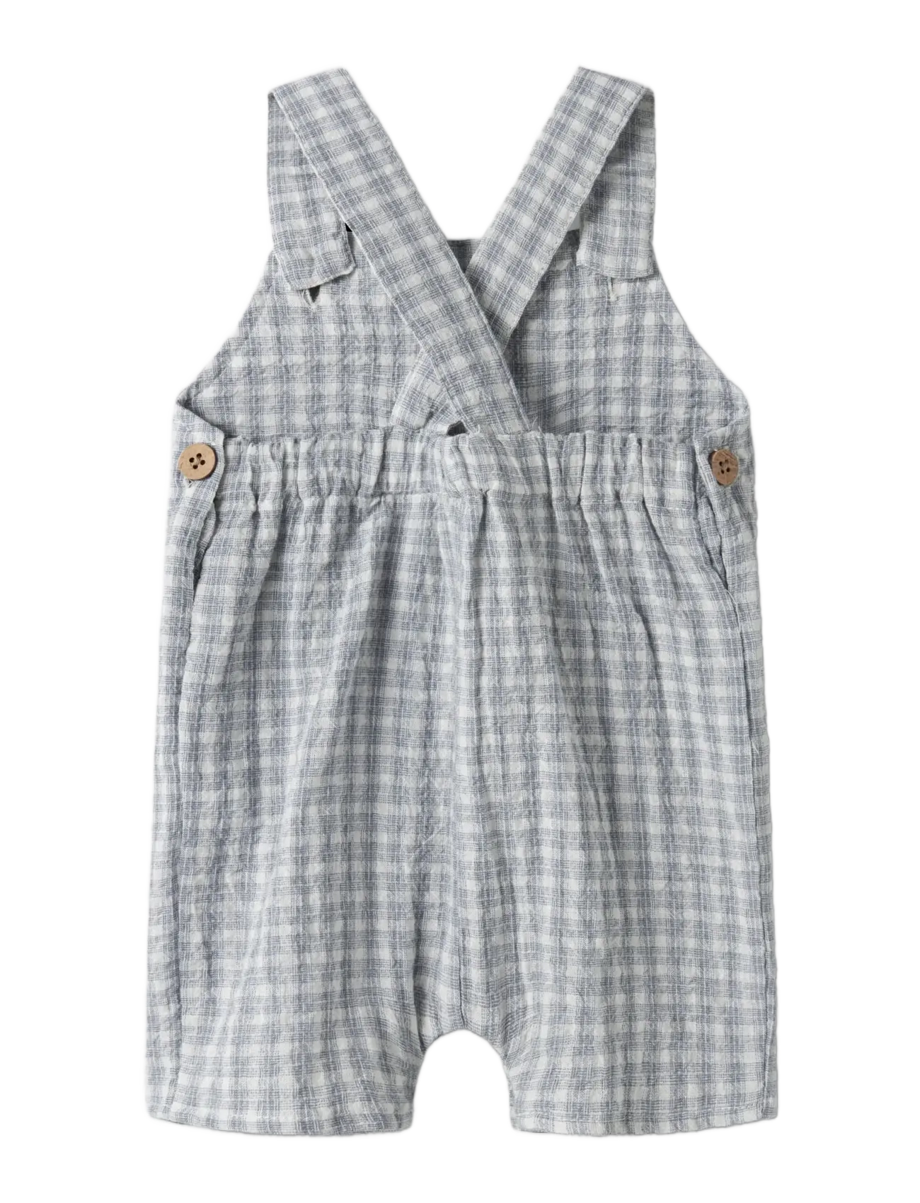 Lil'Atelier - NBMFREY LOOSE SHORT OVERALL LIL - jumpsuits - coconut milk - 1