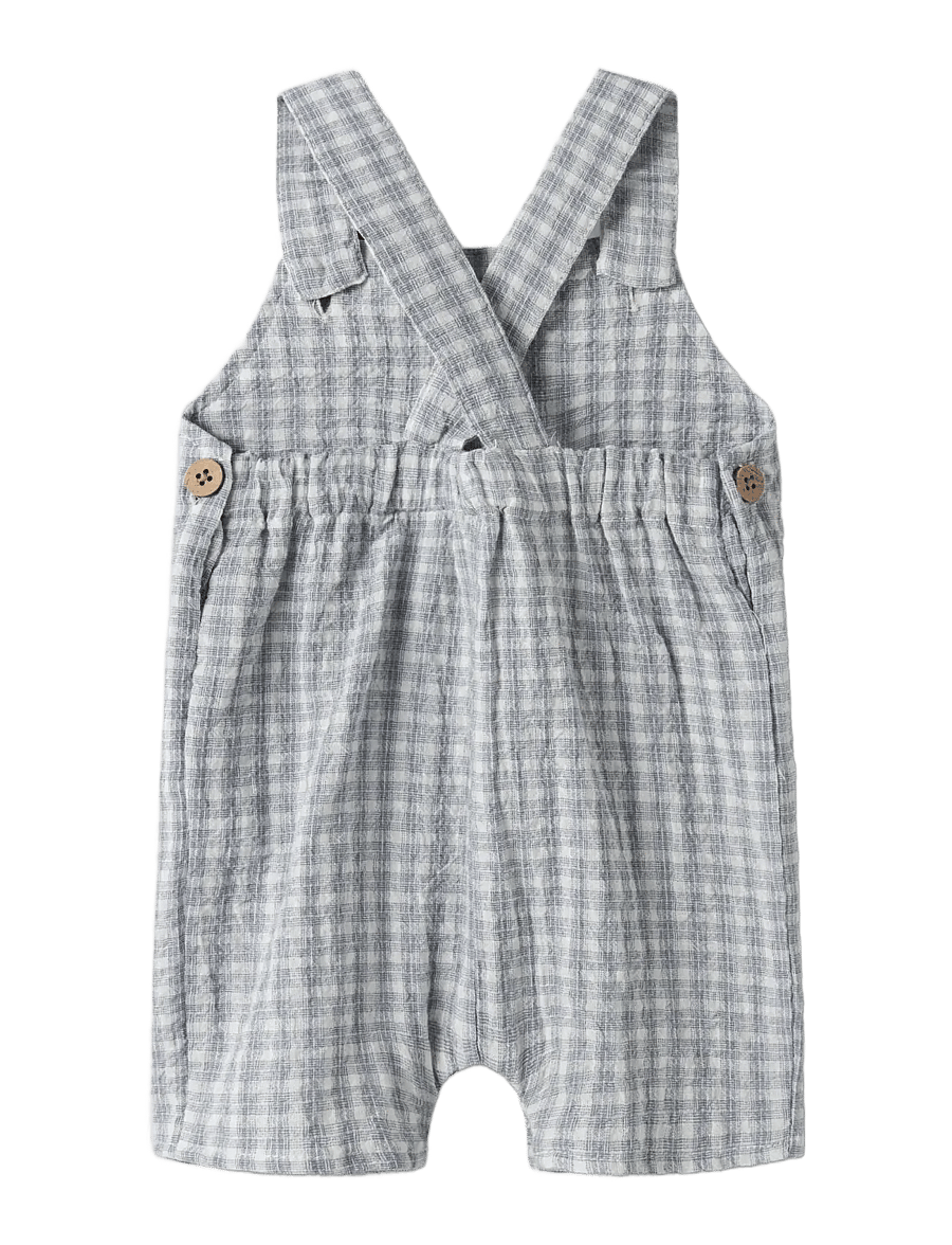 Lil'Atelier - NBMFREY LOOSE SHORT OVERALL LIL - jumpsuits - coconut milk - 1