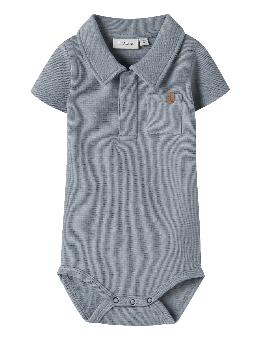 Lil'Atelier - NBMFALK SS REG BODY LIL - kurzärmelig - tradewinds - 0