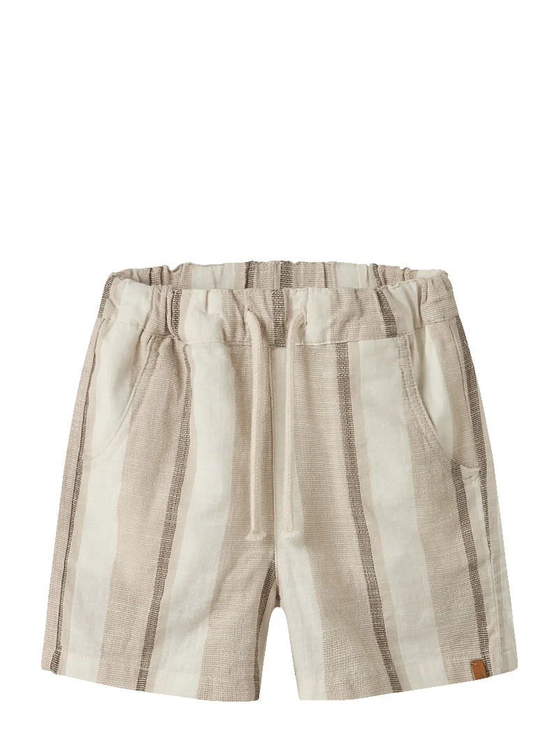 Lil'Atelier - NMMFIBERT LOOSE SHORTS LIL - casual shorts - coconut milk - 0