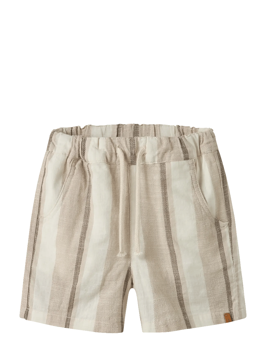 Lil'Atelier - NMMFIBERT LOOSE SHORTS LIL - lühikesed vabaajapüksid - coconut milk - 0