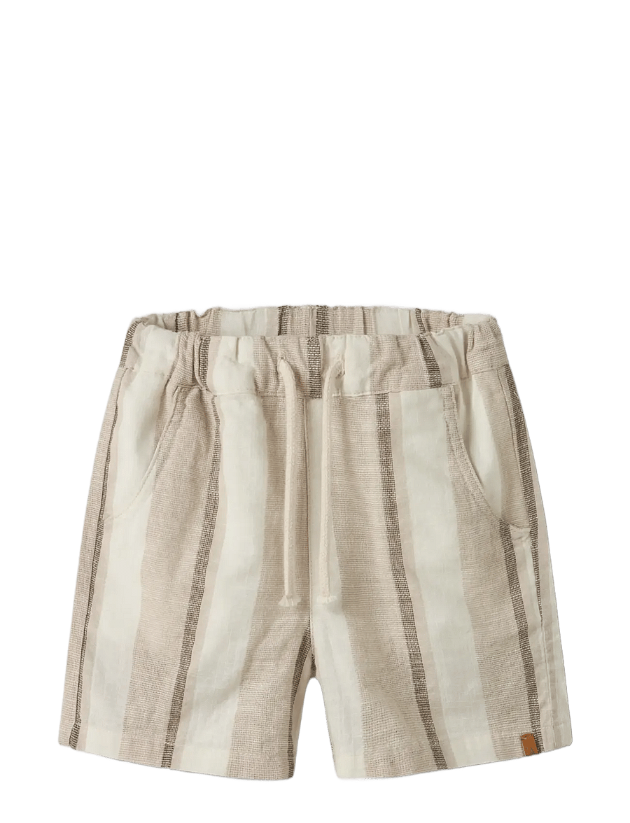 Lil'Atelier - NMMFIBERT LOOSE SHORTS LIL - lühikesed vabaajapüksid - coconut milk - 3