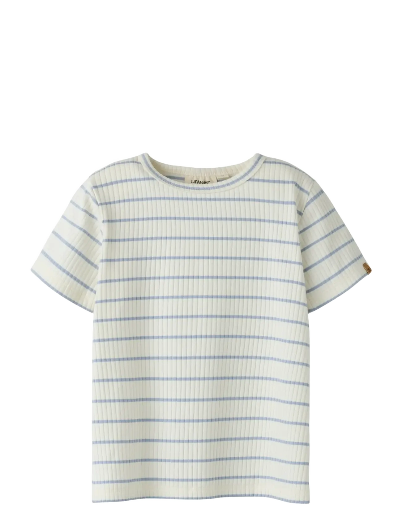 Lil'Atelier NMMKAIL SS TOP LIL NOOS - 4 for 3 - COCONUT MILK / blue