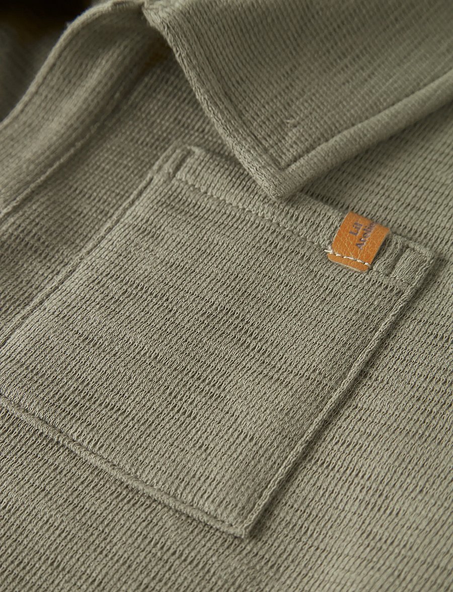 Lil'Atelier - NMMFALK SS LOOSE POLO TOP LIL - lühikeste varrukatega polod - overland trek - 2