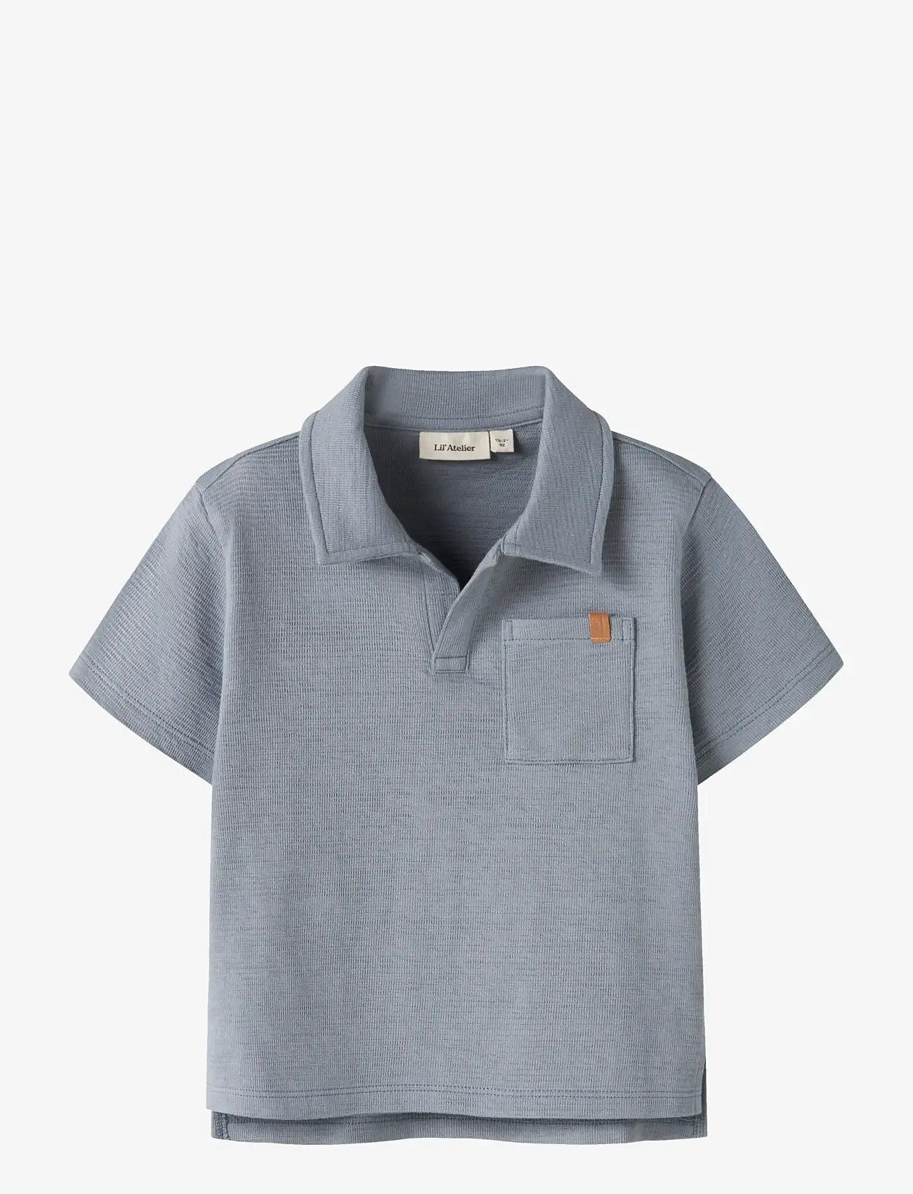 Lil'Atelier - NMMFALK SS LOOSE POLO TOP LIL - kortärmade pikéer - tradewinds - 0