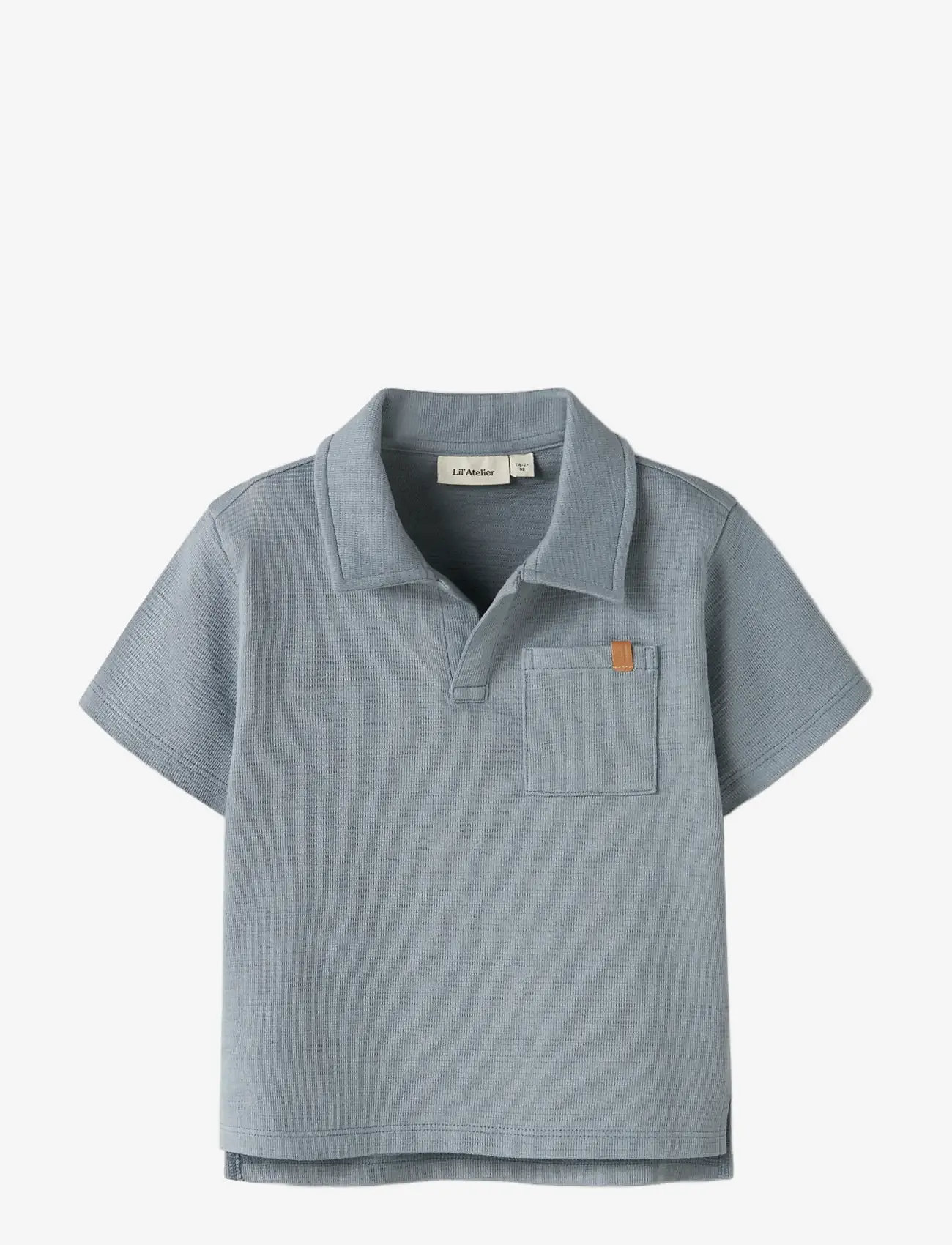 Lil'Atelier - NMMFALK SS LOOSE POLO TOP LIL - kortärmade pikéer - tradewinds - 2