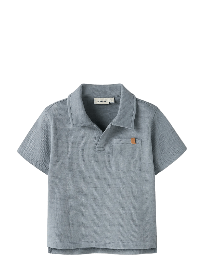Lil'Atelier - NMMFALK SS LOOSE POLO TOP LIL - korte mouwen - tradewinds - 2